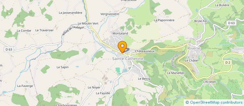 localisation de l'entreprise MONSIEUR MATHIEU LAFOREST-DREVET  SAINTE-CATHERINE