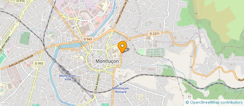 localisation de l'entreprise MONSIEUR MATHIEU LAGRIFFOUL à MONTLUCON