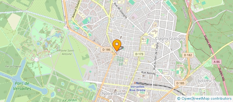 localisation de l'entreprise MONSIEUR MATHIEU LAIGNEAU  LE CHESNAY-ROCQUENCOURT