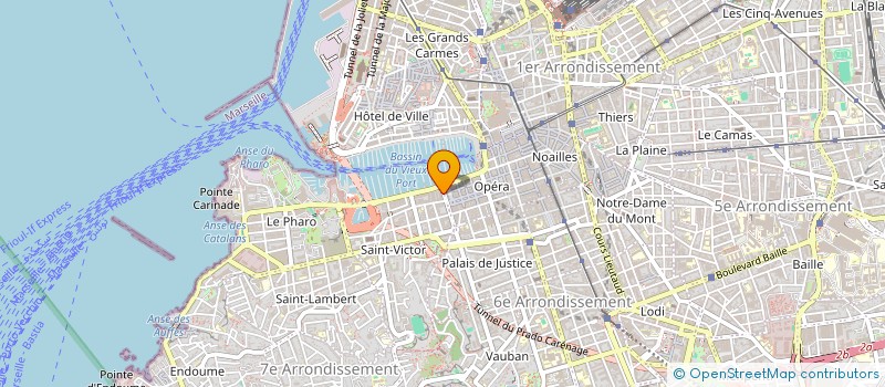 localisation de l'entreprise MONSIEUR MATHIEU LAJOINIE à MARSEILLE