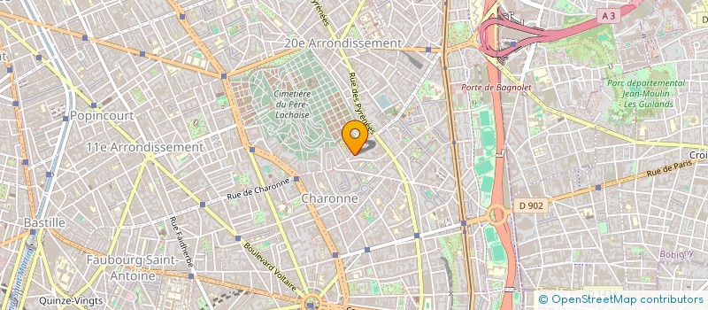 localisation de l'entreprise MONSIEUR MATHIEU LALANDE  PARIS