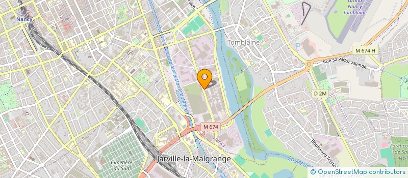 localisation de l'entreprise MONSIEUR MATHIEU LALANDES  NANCY