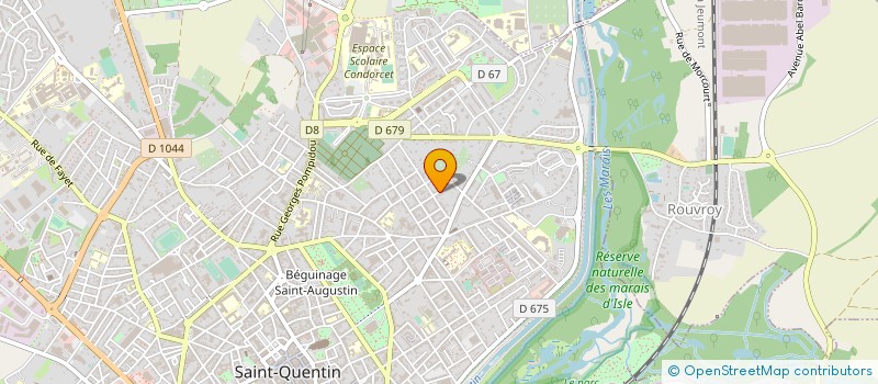 localisation de l'entreprise MONSIEUR MATHIEU LALLEMANT à SAINT-QUENTIN