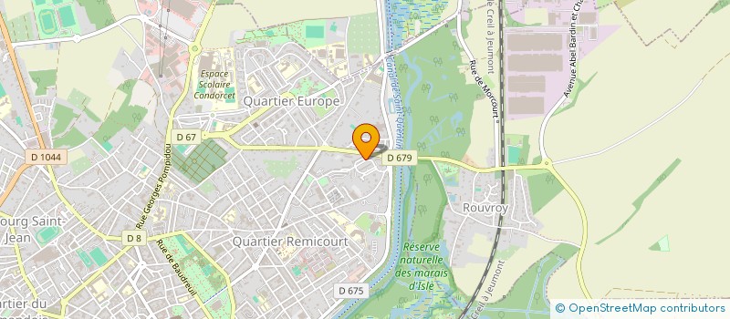 localisation de l'entreprise MONSIEUR MATHIEU LALOUETTE à SAINT-QUENTIN