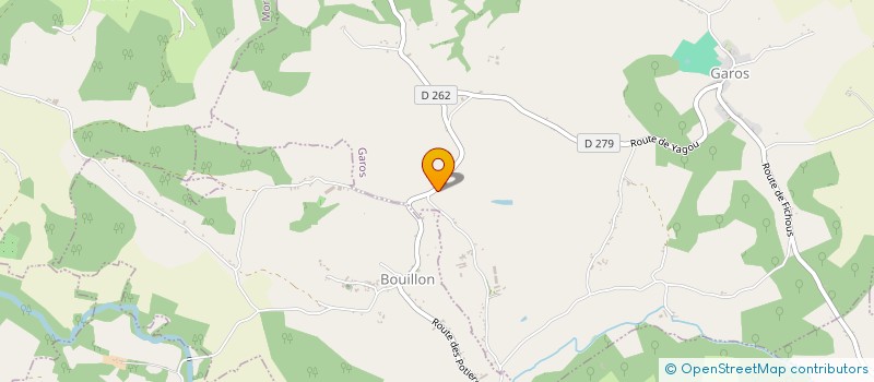 localisation de l'entreprise MONSIEUR MATHIEU LAMARQUE  GAROS