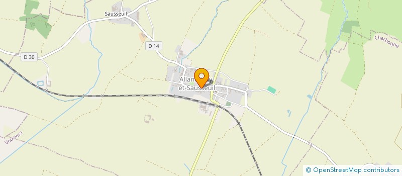 localisation de l'entreprise MONSIEUR MATHIEU LAMBERT  ALLAND'HUY-ET-SAUSSEUIL