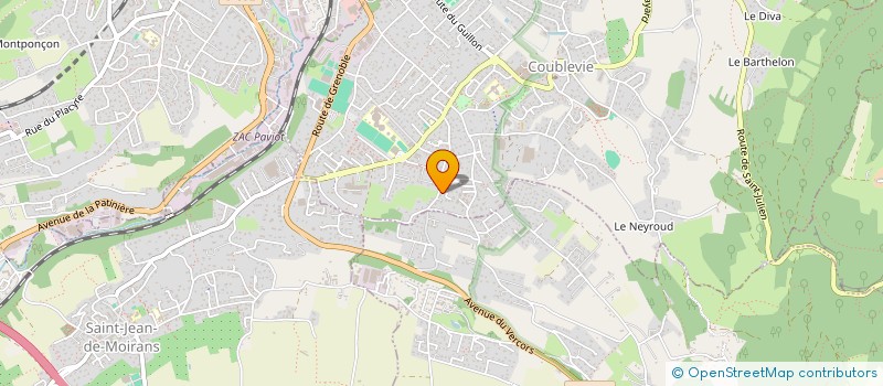 localisation de l'entreprise MONSIEUR MATHIEU LAMBERT  COUBLEVIE