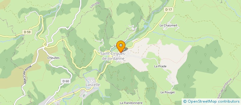 localisation de l'entreprise MONSIEUR MATHIEU LAMBERT à SAINT-CIRGUES-DE-JORDANNE