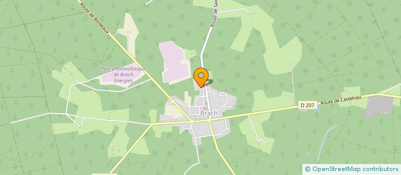 localisation de l'entreprise MONSIEUR MATHIEU LAMBERT  BRACH