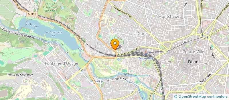 localisation de l'entreprise MONSIEUR MATHIEU LAMIA  DIJON