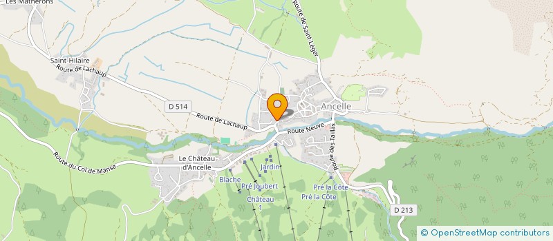 localisation de l'entreprise MONSIEUR MATHIEU LAMOUR  ANCELLE