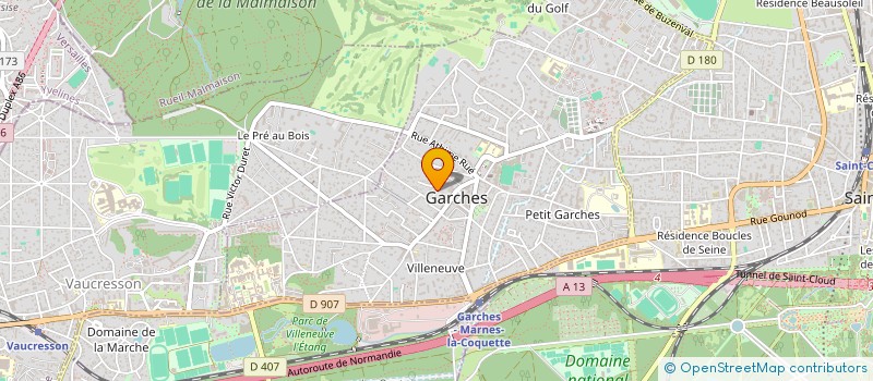 localisation de l'entreprise MONSIEUR MATHIEU LANCIOT à GARCHES