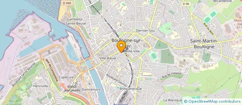 localisation de l'entreprise MONSIEUR MATHIEU LANCON à SAINT-MARTIN-BOULOGNE