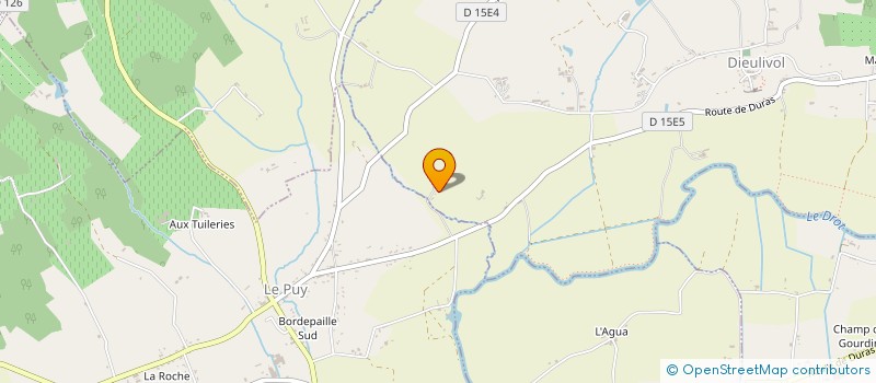 localisation de l'entreprise MONSIEUR MATHIEU LANCON-LOVAT  DIEULIVOL