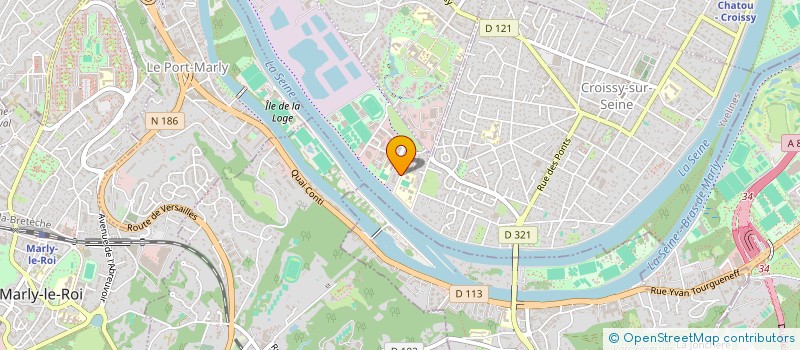 localisation de l'entreprise MONSIEUR MATHIEU LANFRANCHI  CROISSY-SUR-SEINE