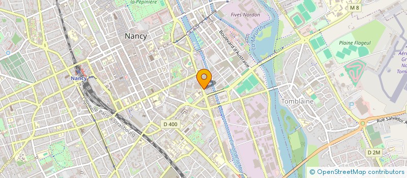 localisation de l'entreprise MONSIEUR MATHIEU LANGONNET  NANCY