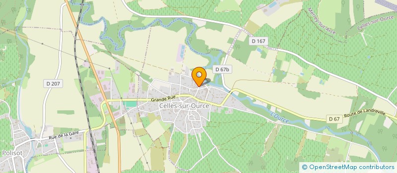localisation de l'entreprise MONSIEUR MATHIEU LANGRY à CELLES-SUR-OURCE