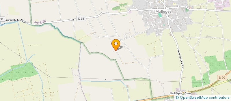 localisation de l'entreprise MONSIEUR MATHIEU LAPIERRE  MOLLEGES