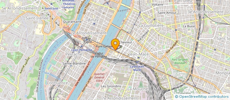 localisation de l'entreprise MONSIEUR MATHIEU LAPOIRIE  LYON