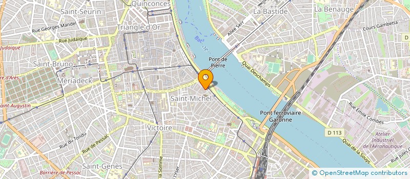 localisation de l'entreprise MONSIEUR MATHIEU LAPORTE à BORDEAUX