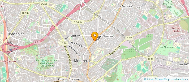 localisation de l'entreprise MONSIEUR MATHIEU LAPPRAND à MONTREUIL