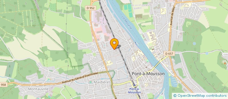 localisation de l'entreprise MONSIEUR MATHIEU LARATTE  PONT-A-MOUSSON