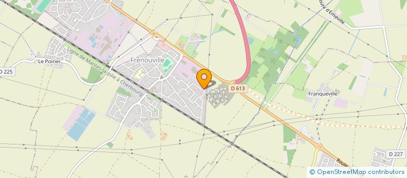 localisation de l'entreprise MONSIEUR MATHIEU LARCHER  FRENOUVILLE