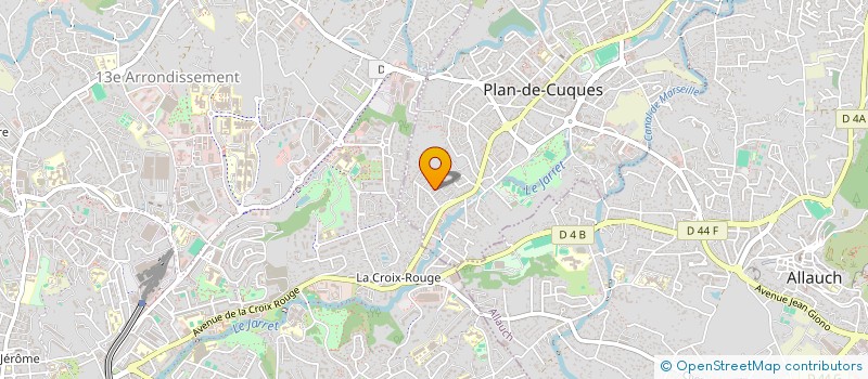 localisation de l'entreprise MONSIEUR MATHIEU LARNO  PLAN-DE-CUQUES