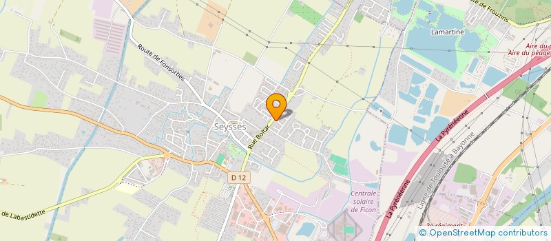 localisation de l'entreprise MONSIEUR MATHIEU LASAONE  EAUNES