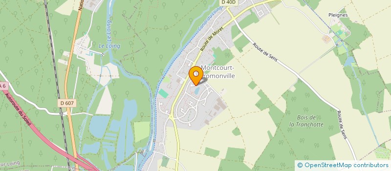 localisation de l'entreprise MONSIEUR MATHIEU LATRILLE DE LORENCEZ  MONTCOURT-FROMONVILLE