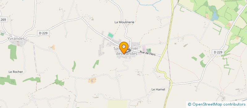 localisation de l'entreprise MONSIEUR MATHIEU LAULIER à MONTSECRET-CLAIREFOUGERE