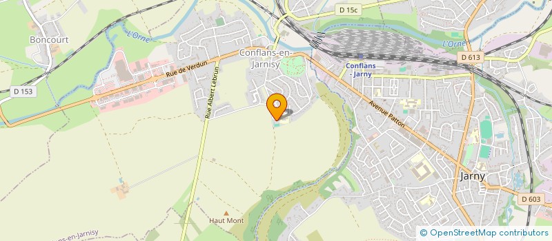 localisation de l'entreprise MONSIEUR MATHIEU LAUMON  CONFLANS-EN-JARNISY