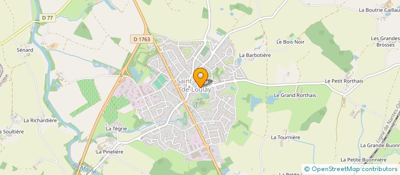 localisation de l'entreprise MONSIEUR MATHIEU LAUNAY à MONTAIGU-VENDEE