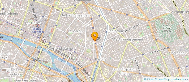 localisation de l'entreprise MONSIEUR MATHIEU LAURENDIN  PARIS