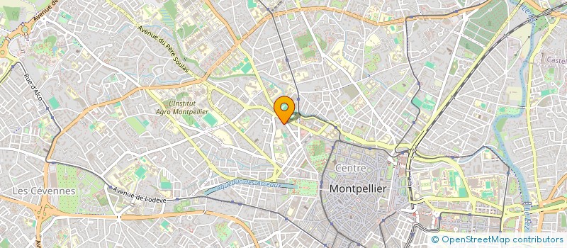localisation de l'entreprise MONSIEUR MATHIEU LAURENT à MONTPELLIER