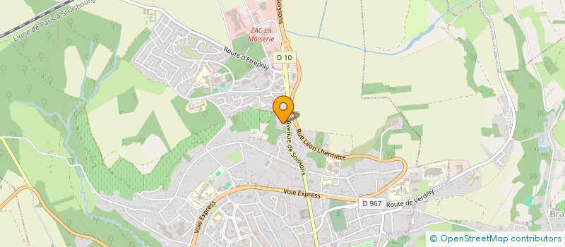 localisation de l'entreprise MONSIEUR MATHIEU LAURENT  CHATEAU THIERRY