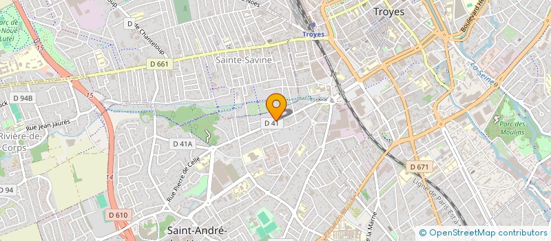 localisation de l'entreprise MONSIEUR MATHIEU LAURENT à SAINT-ANDRE-LES-VERGERS
