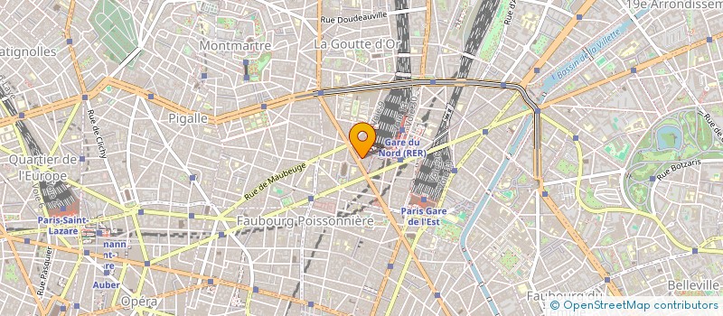 localisation de l'entreprise MONSIEUR MATHIEU LE BIGOT  PARIS