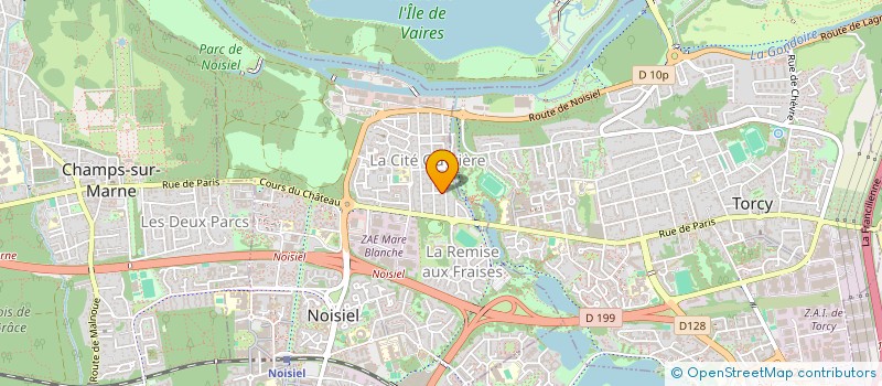 localisation de l'entreprise MONSIEUR MATHIEU LE BOUILLONNEC  NOISIEL