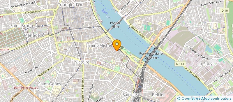 localisation de l'entreprise MONSIEUR MATHIEU LE BRETON  BORDEAUX