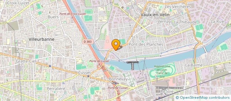 localisation de l'entreprise MONSIEUR MATHIEU LE CORVEC  VAULX-EN-VELIN