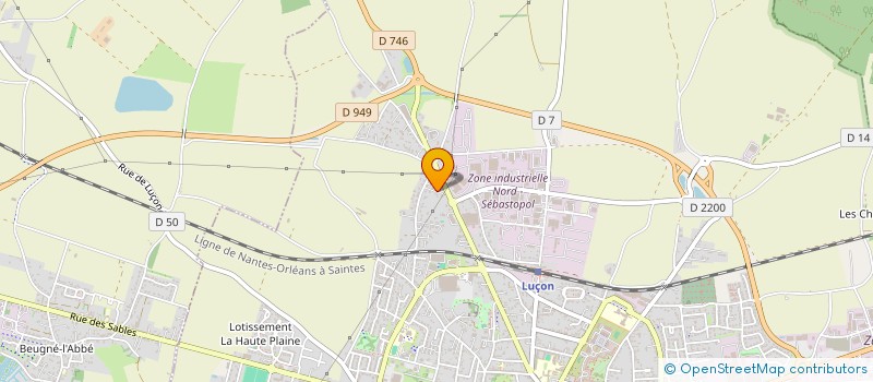 localisation de l'entreprise MONSIEUR MATHIEU LE DU  LUCON