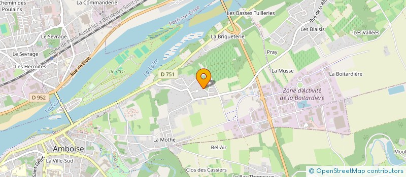 localisation de l'entreprise MONSIEUR MATHIEU LE DUC à AMBOISE