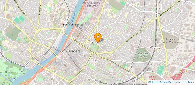 localisation de l'entreprise MONSIEUR MATHIEU LE DUC  ANGERS