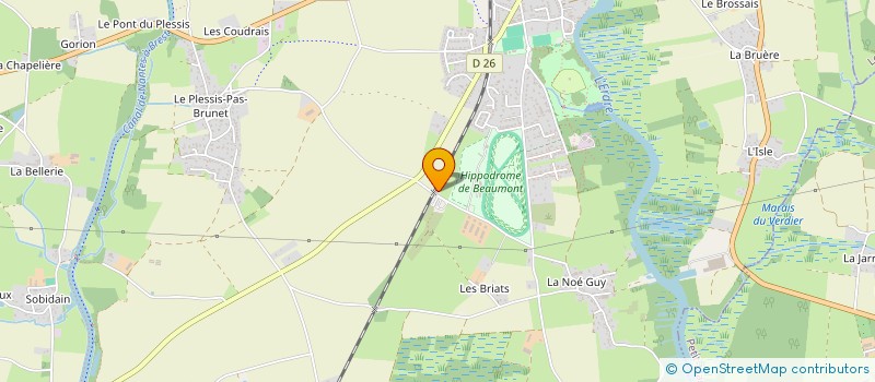 localisation de l'entreprise MONSIEUR MATHIEU LE FORESTIER à NORT-SUR-ERDRE