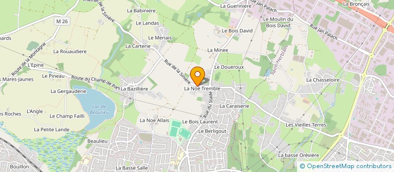 localisation de l'entreprise MONSIEUR MATHIEU LE GOFF à COUERON