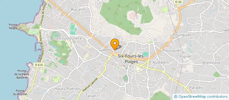 localisation de l'entreprise MONSIEUR MATHIEU LE GUENNEC à SIX-FOURS-LES-PLAGES