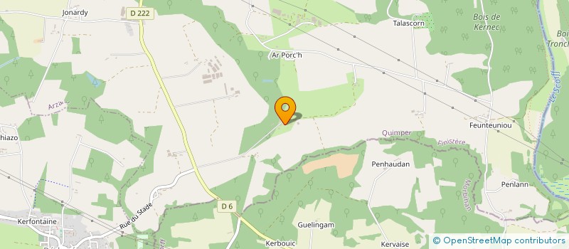 localisation de l'entreprise MONSIEUR MATHIEU LE LEVIER  PONT-SCORFF