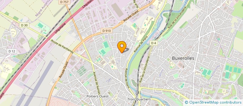 localisation de l'entreprise MONSIEUR MATHIEU LE LOUARN  POITIERS