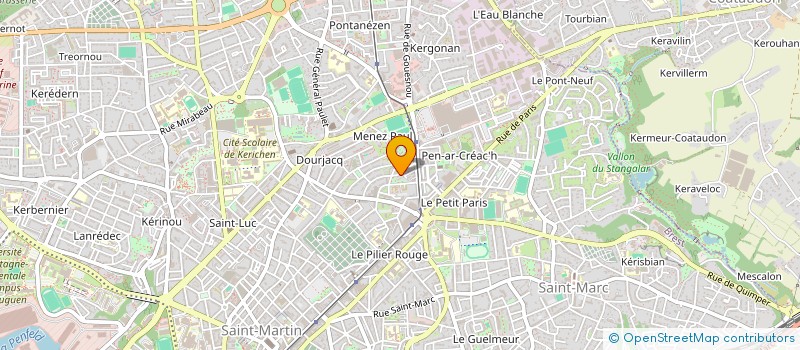 localisation de l'entreprise MONSIEUR MATHIEU LE MENN à BREST